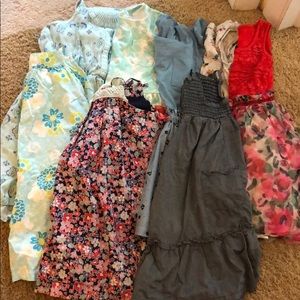 Lot of girls size 5 dresses